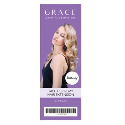 Grace Hair Extension Tape Skinny 60 Piece 
